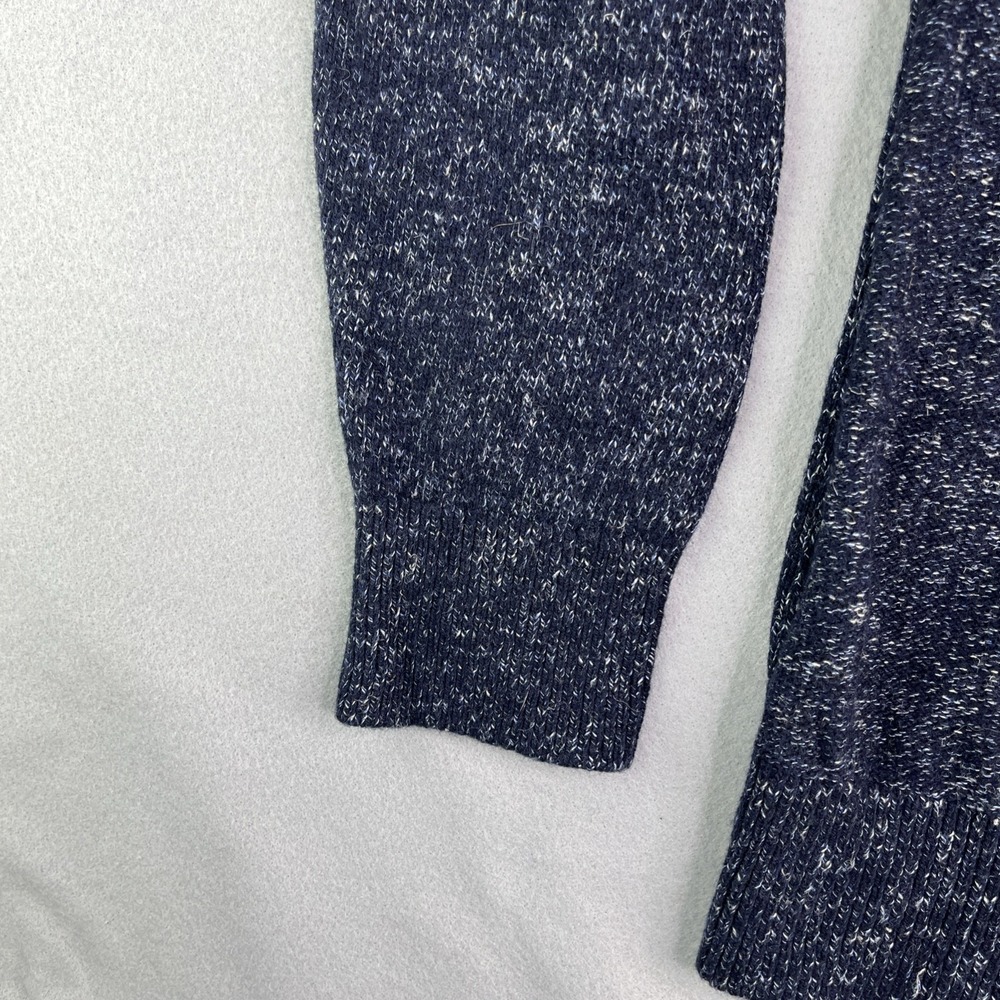 Banana Republic Blue Crewneck Sweater Made with Italian Yarn Size Large - Picture 6 of 8